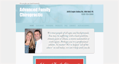 Desktop Screenshot of advancedfamilychiropractic.net